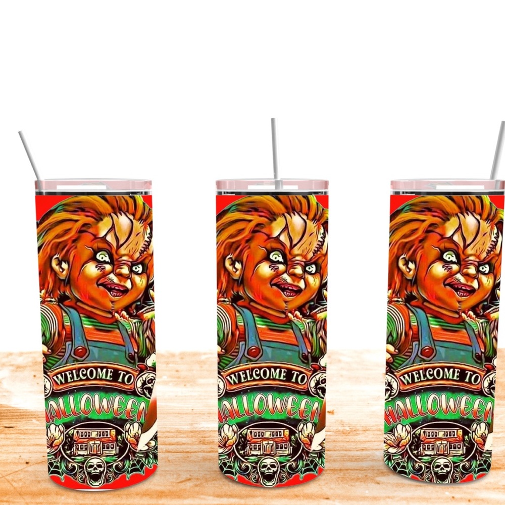 Chucky horror Tumbler